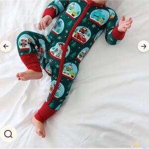 Little Sleepies Disney A Very Pixar Christmas Zippy Pajamas NWT 6-12 Mo